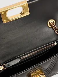 Quiltie 67 Leather Top Handle Bag