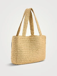Medium Viva Superstar Raffia Tote Bag