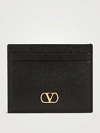 VLogo Leather Card Case