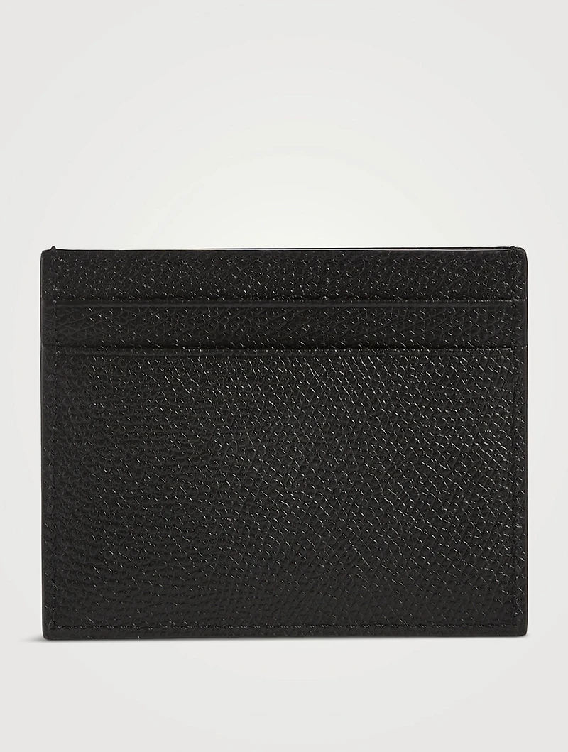 VLogo Leather Card Case