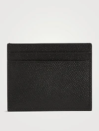 VLogo Leather Card Case