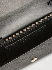 Rockstud Leather Wallet-On-Chain