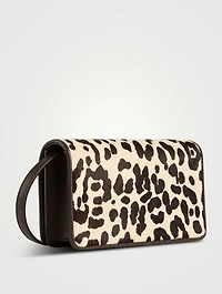 Vain Calf Hair Shoulder Bag In Animalier Print