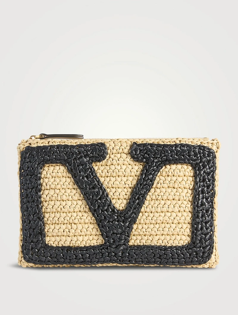 Viva Superstar Raffia Pouch