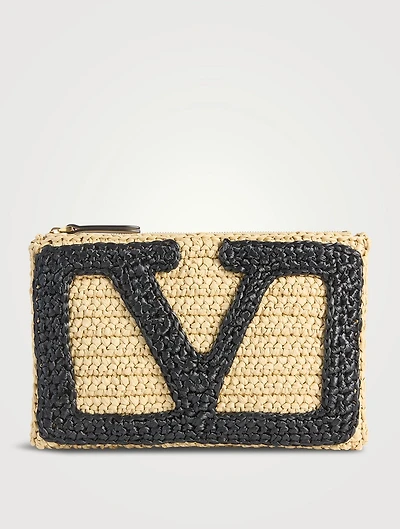 Viva Superstar Raffia Pouch