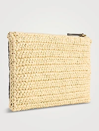 Viva Superstar Raffia Pouch