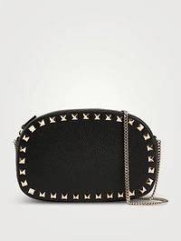 Mini Rockstud Leather Camera Bag