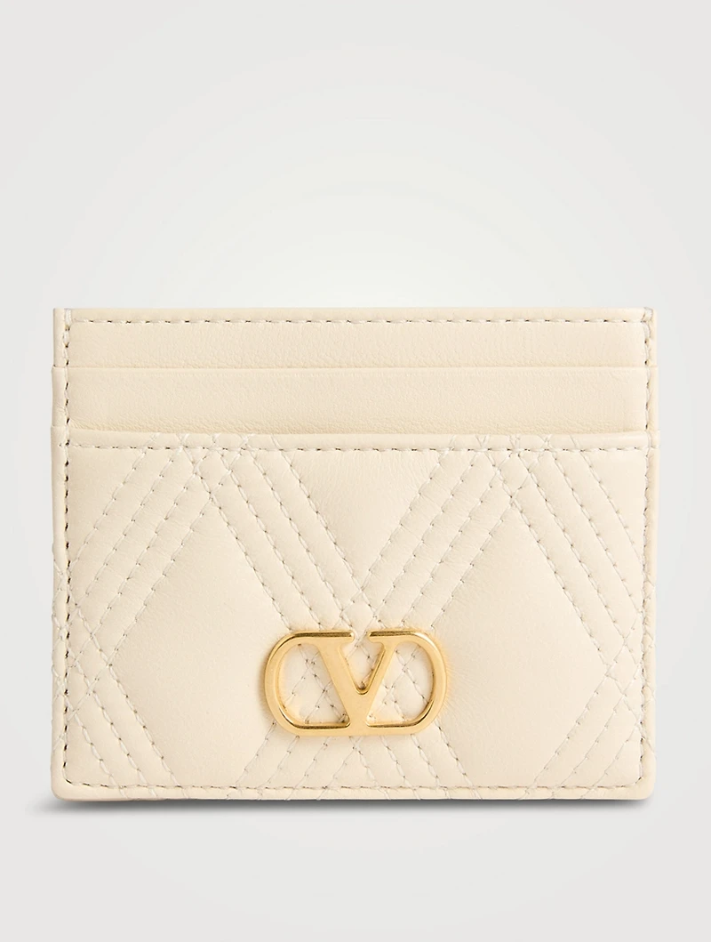 Quilted 67 Leather Card Case