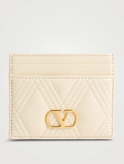 Quilted 67 Leather Card Case
