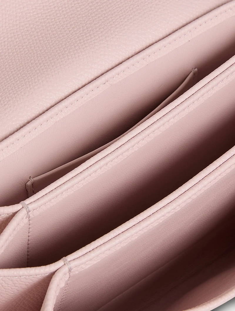 VLogo Leather Wallet-On-Chain