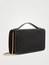 VLogo Moiré Fabric Clutch