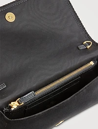 VLogo Moiré Fabric Clutch