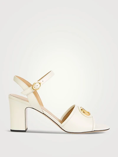 VLogo Leather Sandals