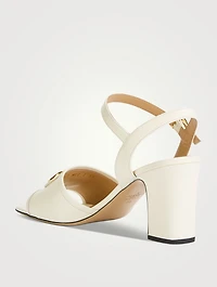 VLogo Leather Sandals
