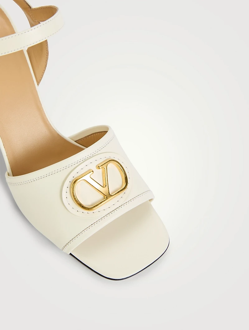 VLogo Leather Sandals