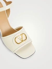 VLogo Leather Sandals