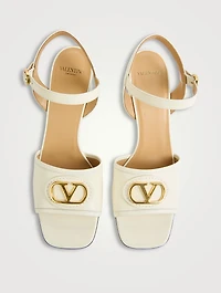 VLogo Leather Sandals