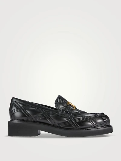 Quiltie Leather Loafers