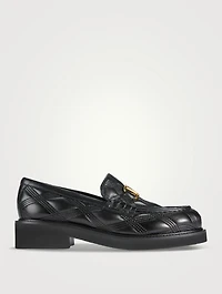 Quiltie Leather Loafers