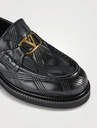Quiltie Leather Loafers