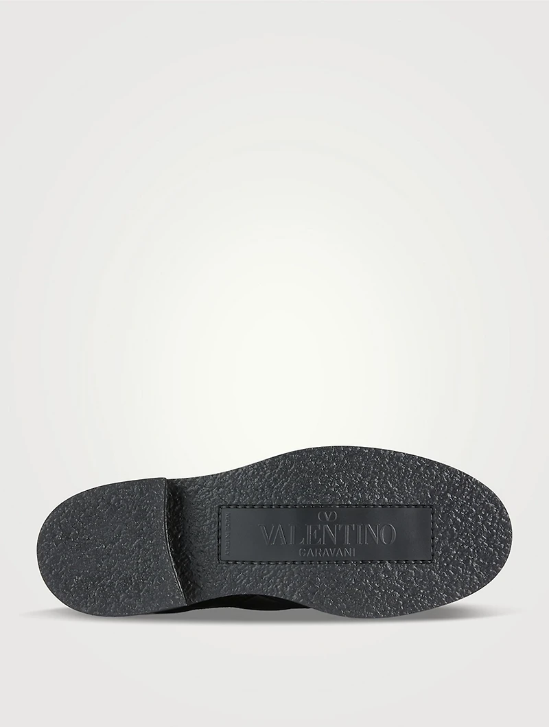 Quiltie Leather Loafers