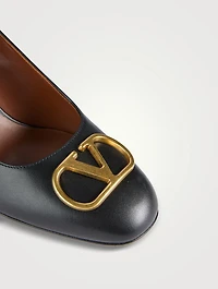 VLogo Leather Pumps