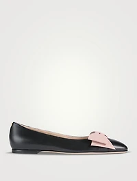 Bowow Leather Ballet Flats