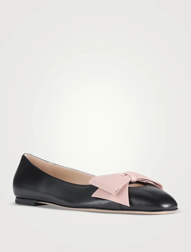 Bowow Leather Ballet Flats
