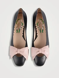 Bowow Leather Ballet Flats