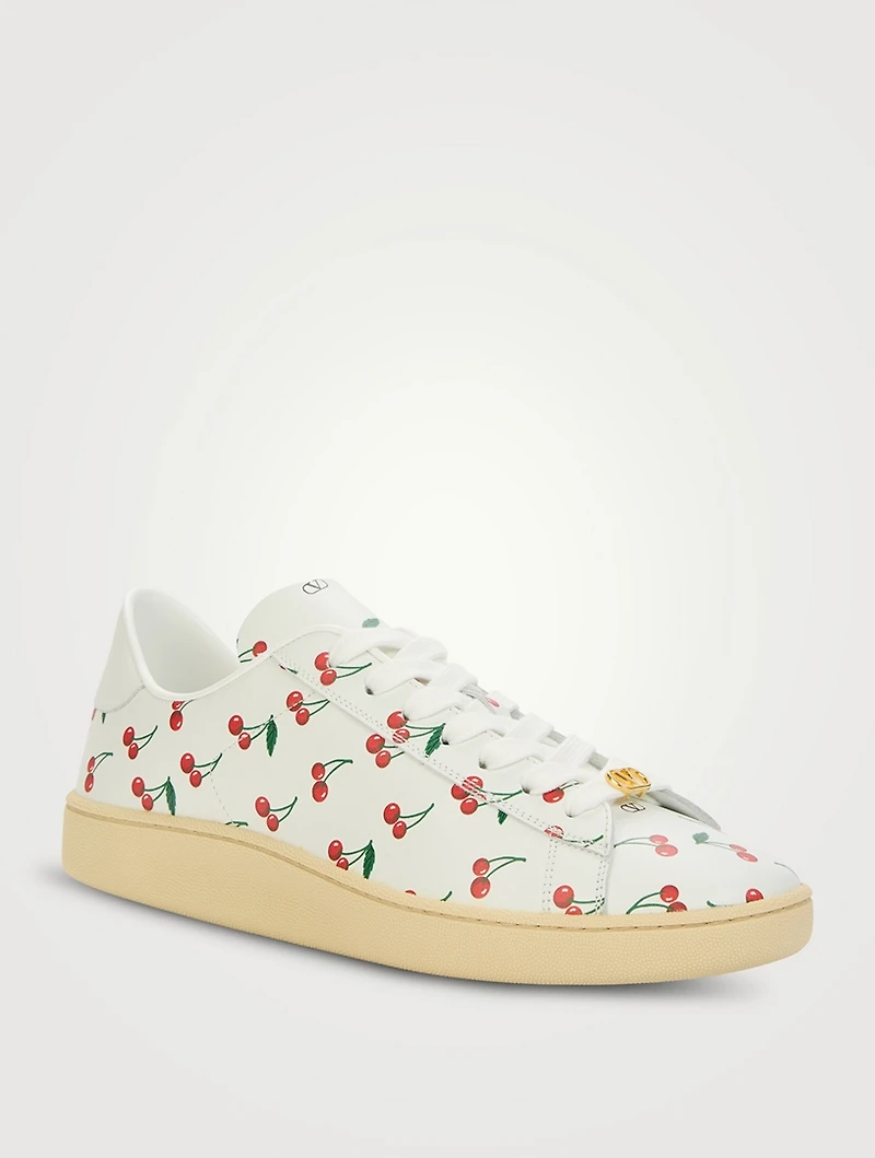 Royco Leather Sneakers Cherryfic Print