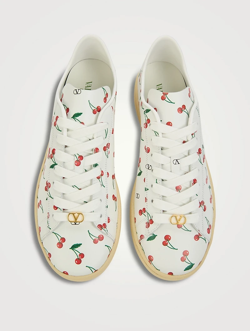 Royco Leather Sneakers Cherryfic Print
