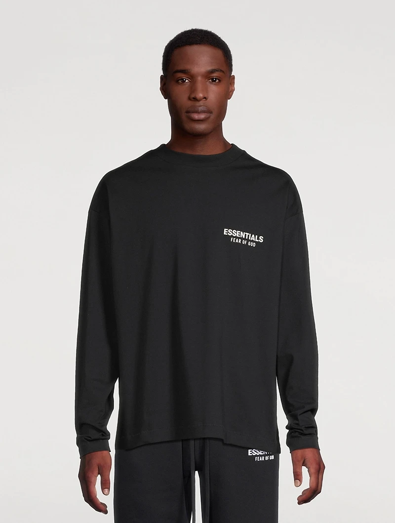 Relaxed Logo Long-Sleeve T-Shirt