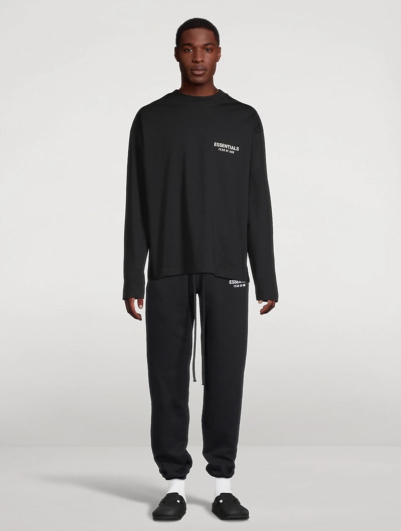 Relaxed Logo Long-Sleeve T-Shirt