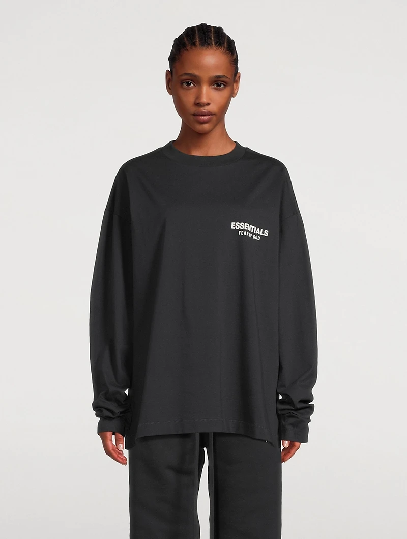 Relaxed Logo Long-Sleeve T-Shirt