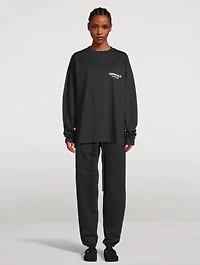 Relaxed Logo Long-Sleeve T-Shirt