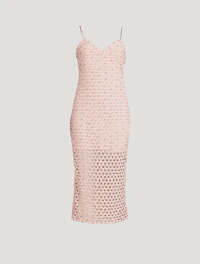 Lunaria Embellished Lace Midi Dress