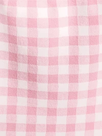 Muna Checkered Knit Mini Skirt