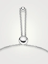 Cadence 18K White Gold Bolo Bracelet With Diamonds