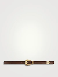 VLogo Signature Leather Belt