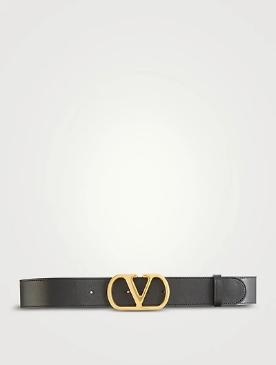 VLogo Reversible Leather Belt