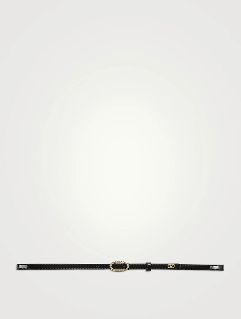 VLogo Signature Leather Belt