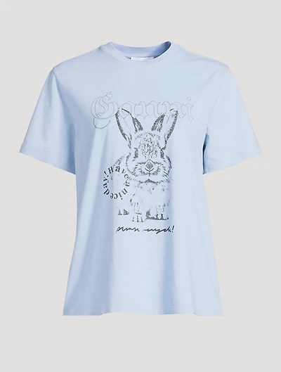 Re-cut Basic Cotton Jersey Relaxed T-shirt
