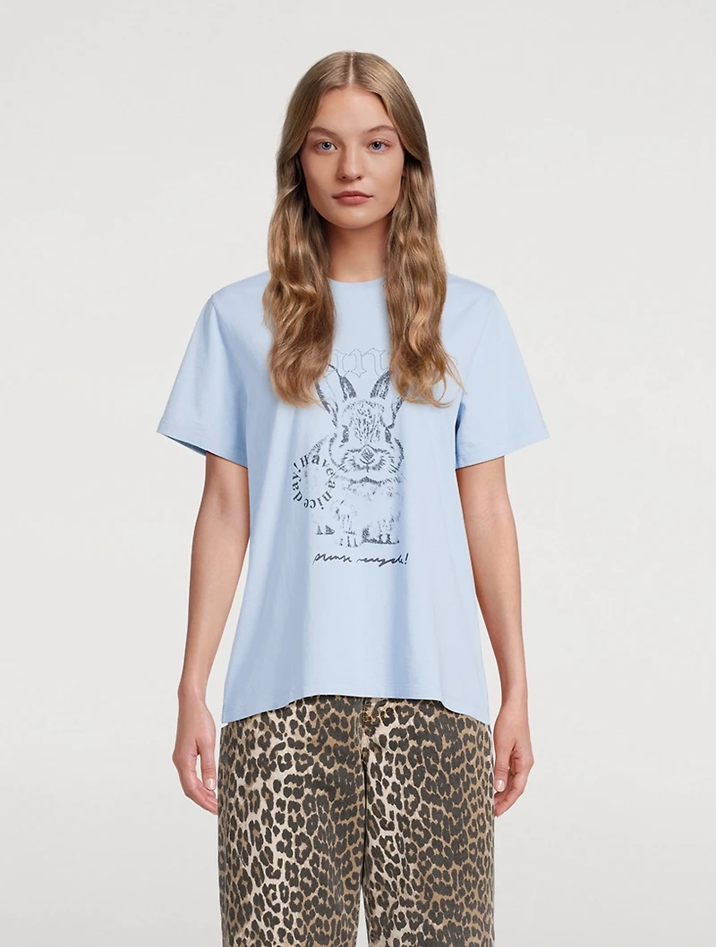 Re-cut Basic Cotton Jersey Relaxed T-shirt