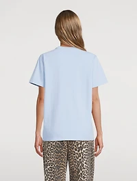 Re-cut Basic Cotton Jersey Relaxed T-shirt