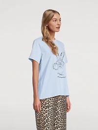 Re-cut Basic Cotton Jersey Relaxed T-shirt