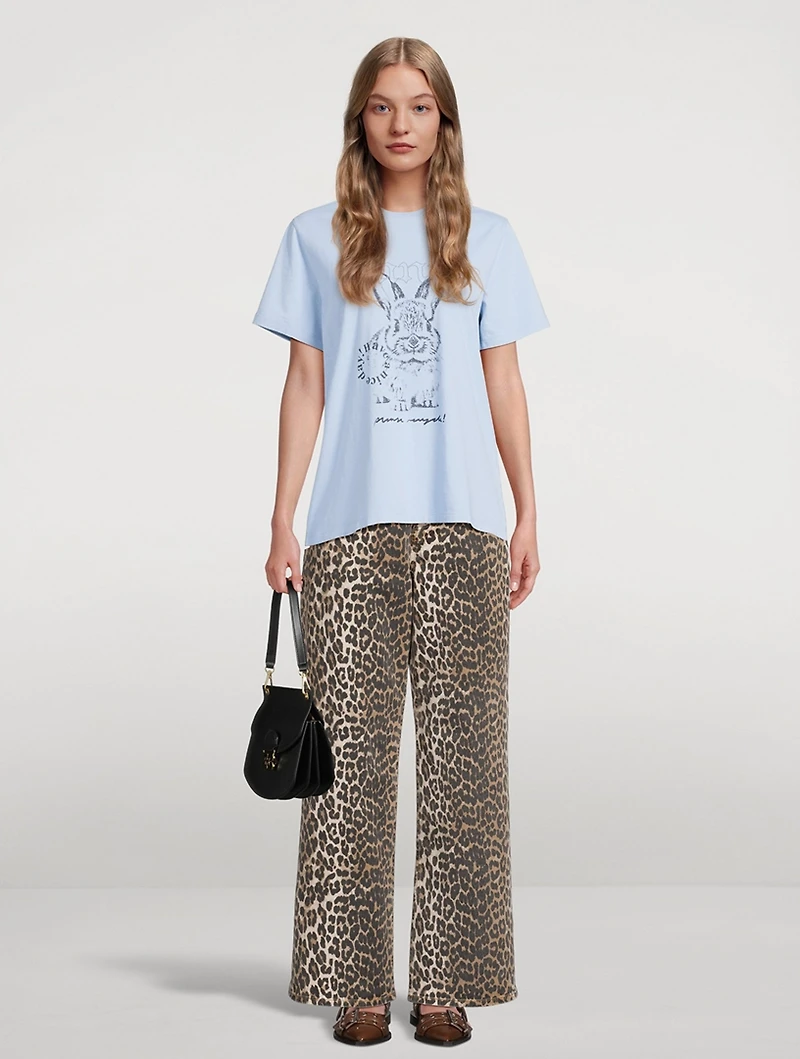 Re-cut Basic Cotton Jersey Relaxed T-shirt