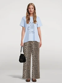 Re-cut Basic Cotton Jersey Relaxed T-shirt