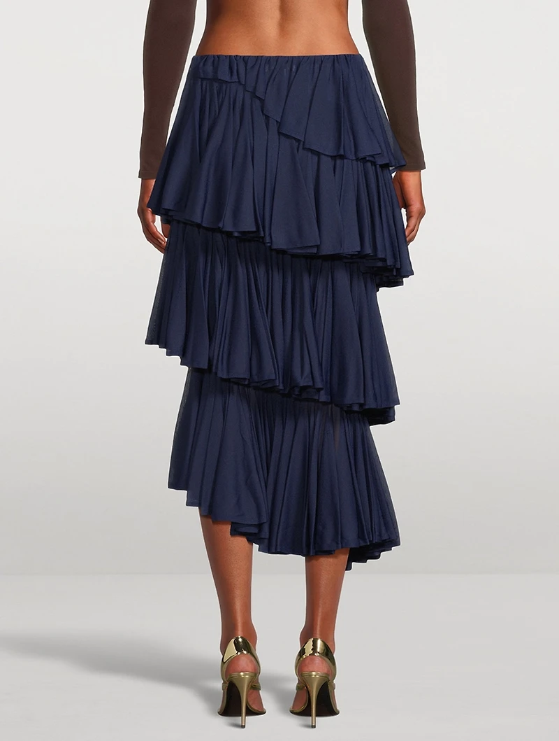 Spiral Knit Skirt