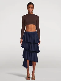 Spiral Knit Skirt