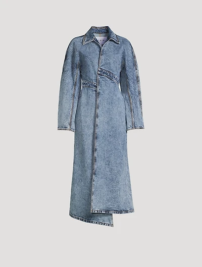 Denim Trench Coat